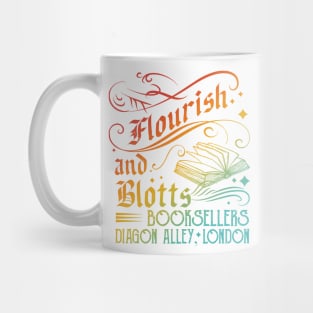 Flourish. And Blotts Booksellers Diagon Alley London Mug